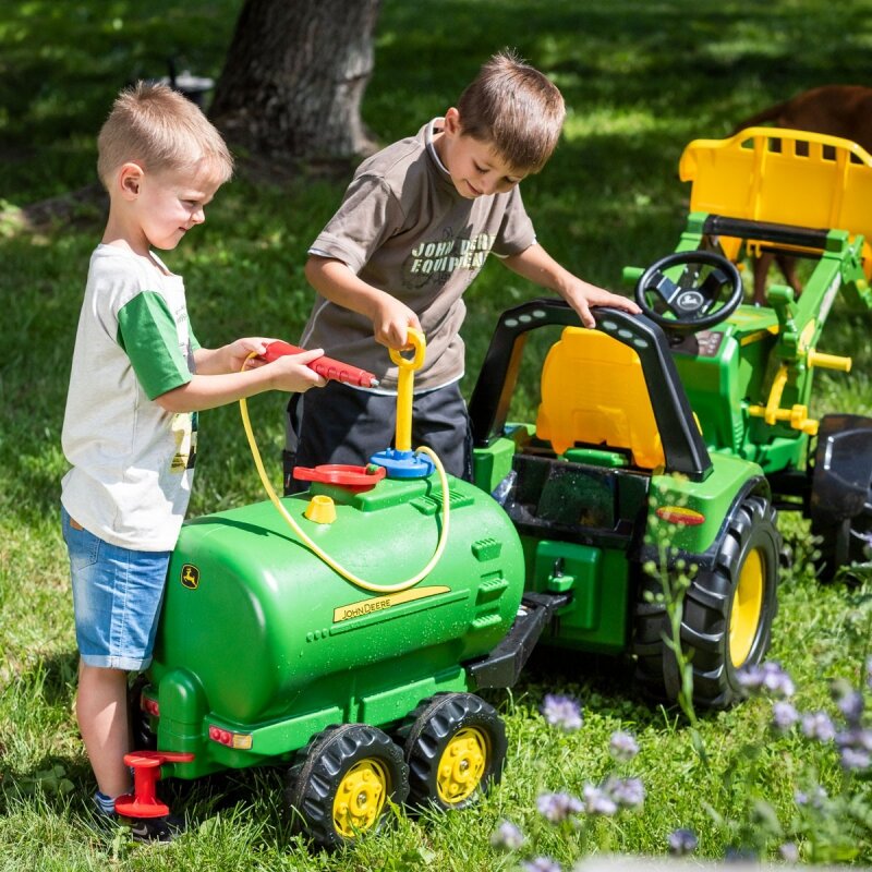 Vaikiška dviejų ašių cisterna - Rolly Toys, žalia kaina ir informacija | Elektromobiliai vaikams | pigu.lt