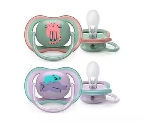 Пустышка Philips Avent Ultra Air SCF085/18, 6-18 месяцев, 2 шт. цена и информация | Пустышки | pigu.lt