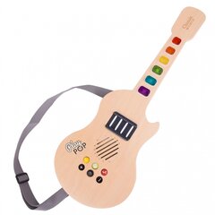 Светящаяся электрическая деревянная гитара для детей цена и информация | Развивающие игрушки | pigu.lt
