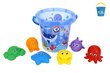 Vonios žaislų rinkinys - Jūros gyvūnai цена и информация | Žaislai kūdikiams | pigu.lt