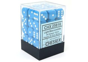 Kauliukų rinkinys Chessex Opaque, 12mm, d6 цена и информация | Настольные игры, головоломки | pigu.lt