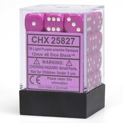 Kauliukų rinkinys Chessex Opaque, 12mm, d6 цена и информация | Настольные игры, головоломки | pigu.lt