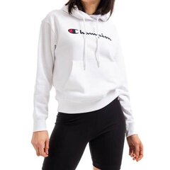 Džemperis moterims Champion Legacy Hooded Sweatshirt 114919WW001, baltas kaina ir informacija | Džemperiai moterims | pigu.lt