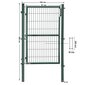 Metaliniai vartai GGD200L, 106 x 150 cm kaina ir informacija | Tvoros ir jų priedai | pigu.lt