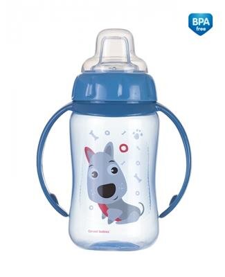 Vaikiška gertuvė Canpol Babies Cute Animal, 56/512, mėlyna kaina ir informacija | Buteliukai kūdikiams ir jų priedai | pigu.lt