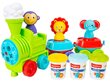 Fisher Price traukinys + 3 spalvų galvosūkis kaina ir informacija | Lavinamieji žaislai | pigu.lt