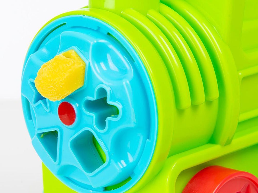 Fisher Price traukinys + 3 spalvų galvosūkis kaina ir informacija | Lavinamieji žaislai | pigu.lt