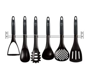 Berlinger Huas virtuvės įrankių rinkinys su kabykla, 7 dalių kaina ir informacija | Virtuvės įrankiai | pigu.lt