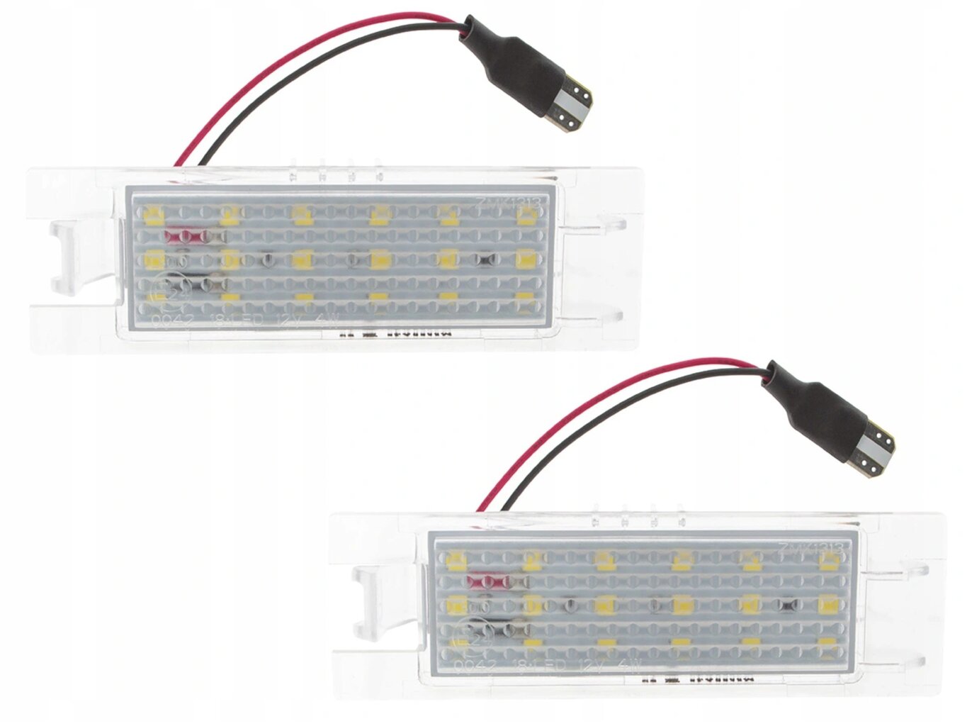 LED valstybinio numerio žibintų komplektas, AutoTune, skirtas Opel Vectra C Sedan, Tigra B Twintop, Astra III H, Astra IV J, Corsa C, Corsa D, Insignia, Zafira B kaina ir informacija | Automobilių žibintai | pigu.lt