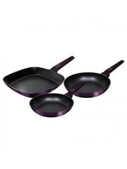 Berlinger Haus  набор сковородок Purple Eclipse, 3 части цена и информация | Cковородки | pigu.lt