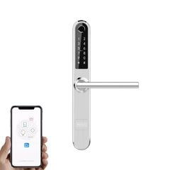 Išmanioji durų rankena iNOVO (Waterproof IP55) Bluetooth (Sidabrine) kaina ir informacija | Durų rankenos | pigu.lt