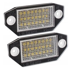 Комплект светодиодной лампы номерного знака AutoTune для Ford Mondeo Mk3 III цена и информация | Фары | pigu.lt