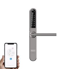 Išmanioji durų rankena iNOVO (Waterproof IP55) Bluetooth (Pilka) kaina ir informacija | Durų rankenos | pigu.lt