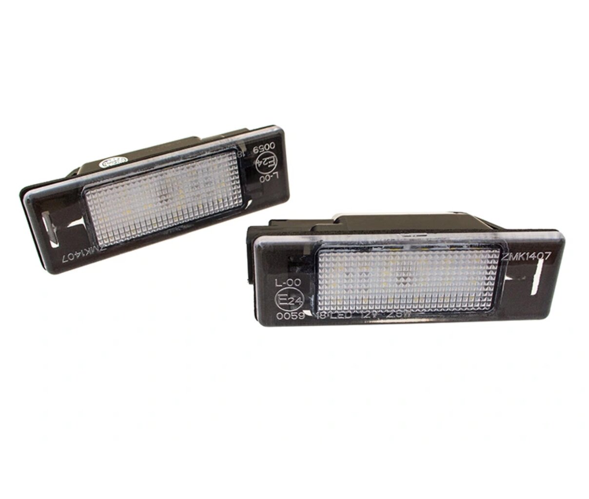 LED valstybinio numerio ženklo žibinto komplektas, AutoTune, skirtas Peugeot 106 FL, Peugeot 1007, Peugeot 207 / 207 CC, Peugeot 307, Peugeot 308 / 308 CC, Peugeot 3008, Peugeot 406, Peugeot 407 kaina ir informacija | Automobilių žibintai | pigu.lt