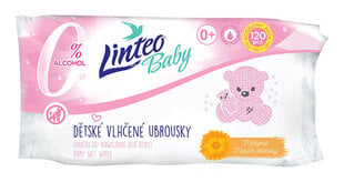 Влажные салфетки Linteo Baby с бархатцами цена и информация | Ватная продукция, влажные салфетки | pigu.lt