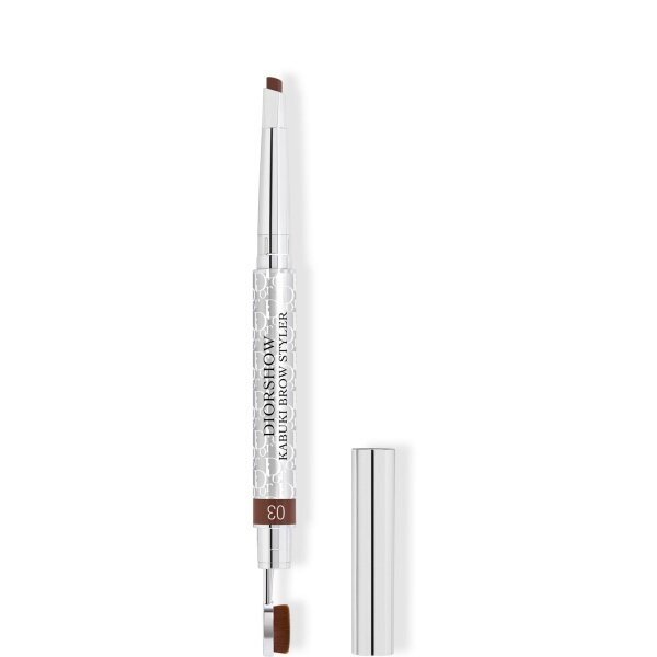 Antakių pieštukas Dior Diorshow Kabuki Brow Styler 003 Brown, 0.29 gr kaina ir informacija | Akių šešėliai, pieštukai, blakstienų tušai, serumai | pigu.lt