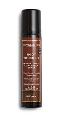 Ataugusių šaknų ir žilų plaukų purškiklis Revolution Hair Root Touch Up Golden Brown, 75 ml kaina ir informacija | Plaukų formavimo priemonės | pigu.lt