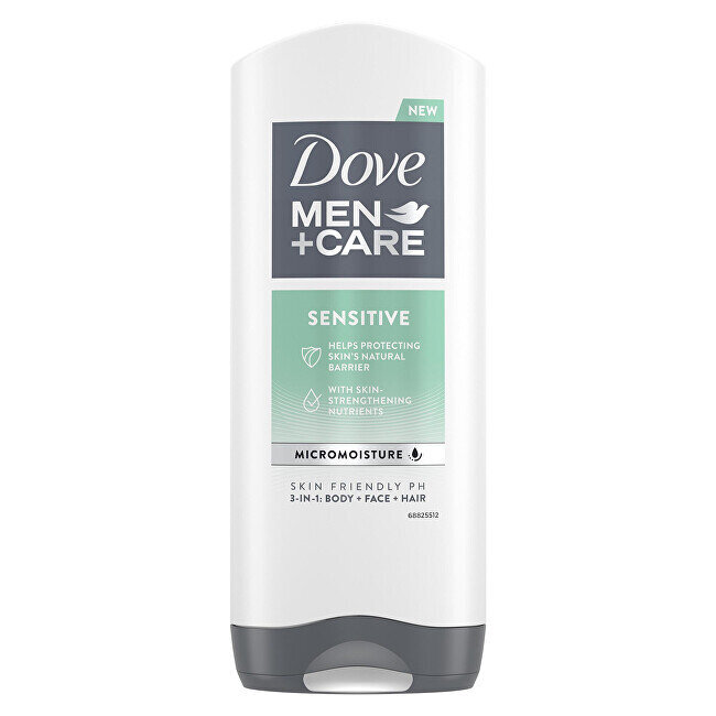 Dušo želė 3-1 Dove Care Sensitive, 250 ml цена и информация | Dušo želė, aliejai | pigu.lt