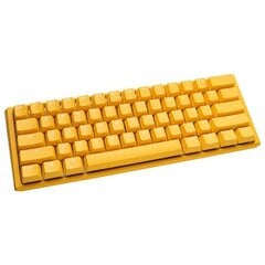 Механическая клавиатура Ducky One 3 Mini, жёлтый, MX-Brown, US-раскладка цена и информация | Клавиатуры | pigu.lt