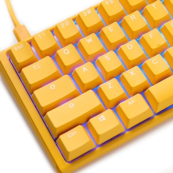 Ducky One 3 Mini Yellow MX-Brown US kaina ir informacija | Klaviatūros | pigu.lt