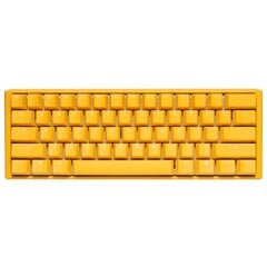 Механическая клавиатура Ducky One 3 Mini, жёлтый, MX-Brown, US-раскладка цена и информация | Клавиатуры | pigu.lt