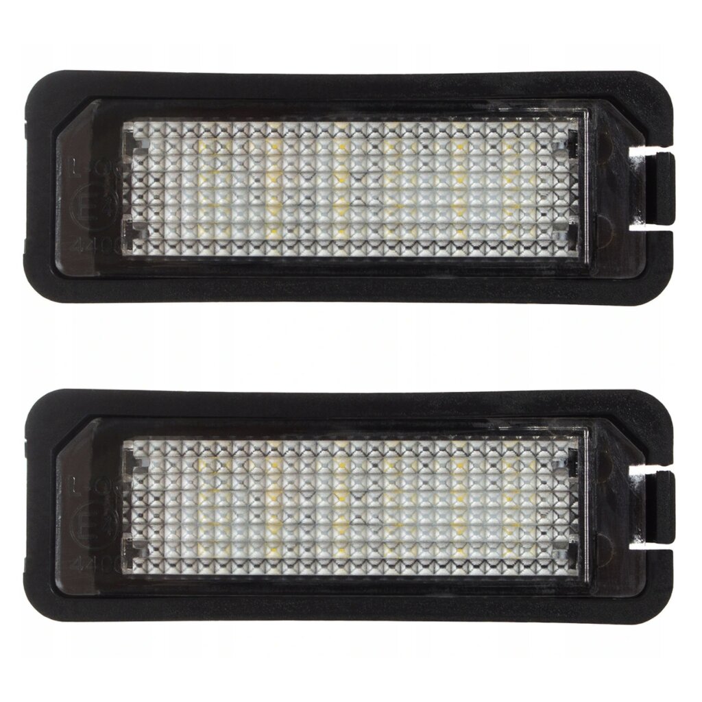 LED valstybinio numerio ženklo žibintų komplektas, AutoTune, skirtas Volkswagen Amarok, Eos, Golf IV, Golf V, Golf VI, Golf VII, Lupo, New Bettle, Passat B6 Sedan, Passat B7 Sedan, Passat CC, Phaeton, kaina ir informacija | Automobilių žibintai | pigu.lt