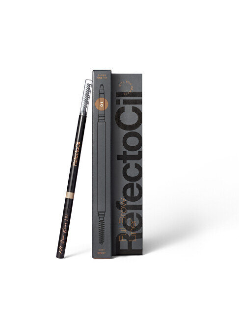 Vandeniui atsparus antakių pieštukas Refectocil Full Brow Liner 02 medium brown цена и информация | Akių šešėliai, pieštukai, blakstienų tušai, serumai | pigu.lt