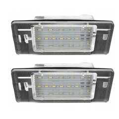 Комплект светодиодной подсветки номерного знака AutoTune для Opel Vectra C цена и информация | Фары | pigu.lt