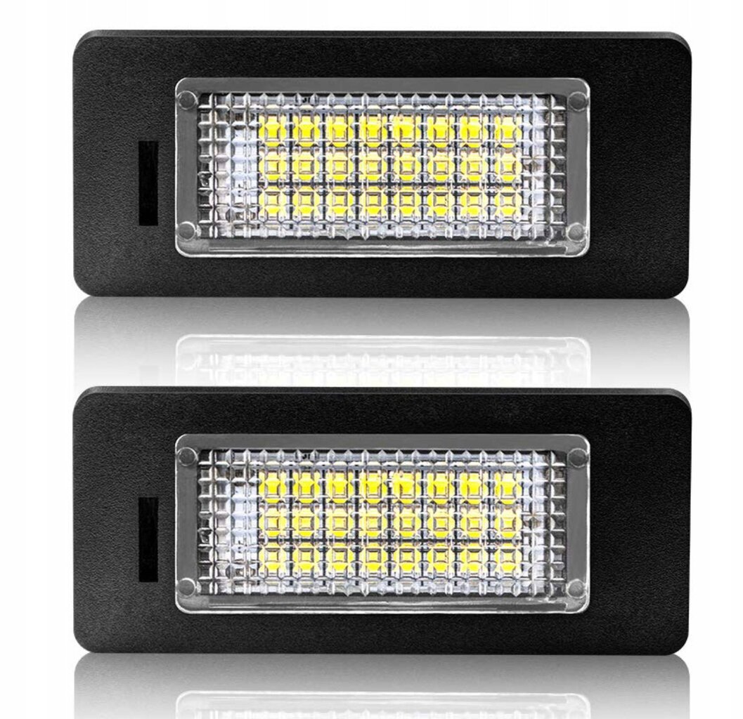 LED valstybinio numerio lempučių komplektas, AutoTune, skirtas Skoda Octavia III, Skoda Rapid kaina ir informacija | Automobilių žibintai | pigu.lt