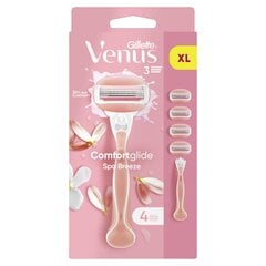 Skutimosi rinkinys moterims Gillette Venus ComfortGlide Spa Breeze, 4 vnt. kaina ir informacija | Gillette Plaukų priežiūrai | pigu.lt