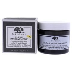 Veido kaukė Origins clear improvement anglies juoda 75 ml kaina ir informacija | Veido kremai | pigu.lt