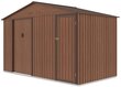 Metalinis įrankių namelis FALCON 11x6 walnut kaina ir informacija | Sodo nameliai, malkinės, pastogės | pigu.lt