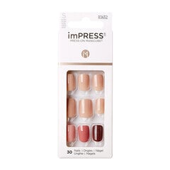 Накладные ногти imPress Nails Before Sunset, 30 шт. цена и информация | Средства для маникюра и педикюра | pigu.lt