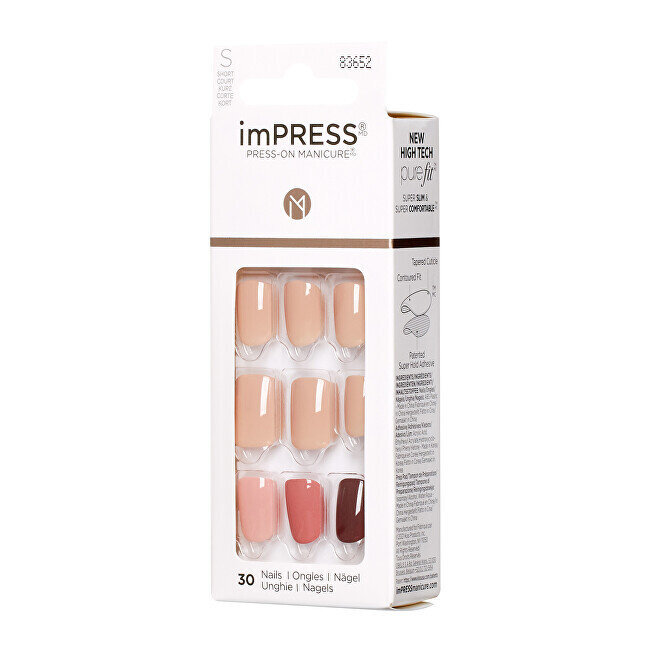 Dirbtiniai nagai imPress Nails Before Sunset, 30 vnt kaina ir informacija | Manikiūro, pedikiūro priemonės | pigu.lt