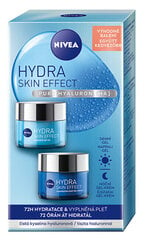 Rinkinys Nivea HydraSkin Duopack: dieninis kremas, 50 ml + naktinis kremas, 50ml цена и информация | Кремы для лица | pigu.lt