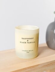 Свеча ароматическая кремовая Cereria Mollá «Raspberry & Black Vanilla», 230 г цена и информация | Подсвечники, свечи | pigu.lt