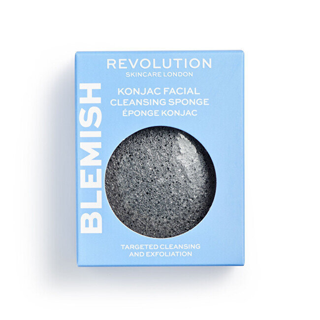 Veido valymo kempinėlė Revolution Skincare Konjac Facial Cleansing Sponge kaina ir informacija | Veido prausikliai, valikliai | pigu.lt