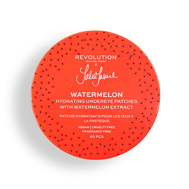 Paakių pagalvėlės Revolution Skincare Watermelon Hydrating Undereye Patches, 60 vnt kaina ir informacija | Veido kaukės, paakių kaukės | pigu.lt