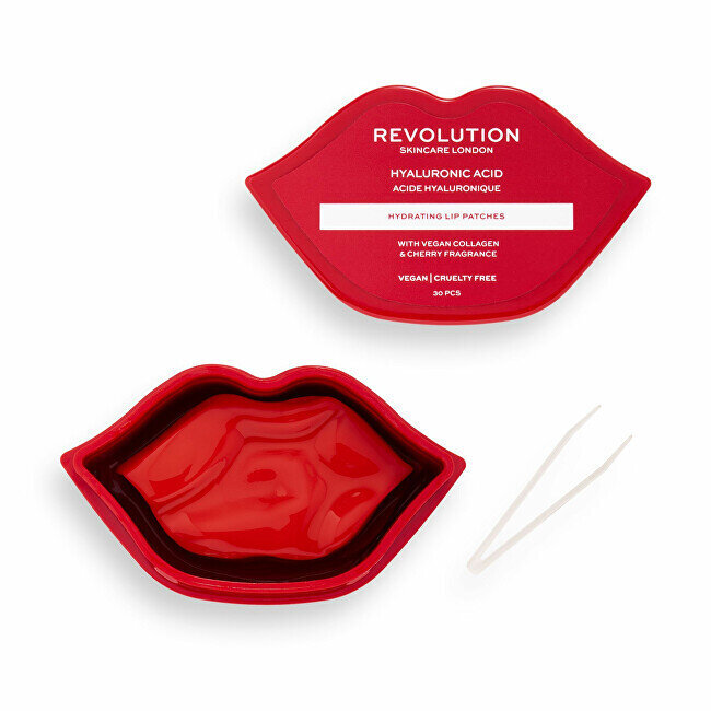 Lūpų kaukė Revolution Skincare Hydrating Lip Patches, 30 vnt kaina ir informacija | Veido kaukės, paakių kaukės | pigu.lt