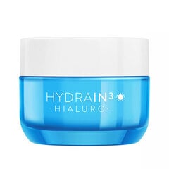 Giliai drėkinantis veido kremas SPF 15 Hydrain3 Hyaluro, 50 ml kaina ir informacija | Veido kremai | pigu.lt