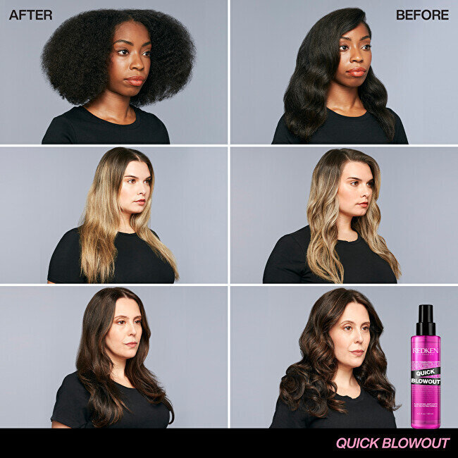 Apsauginis purškiklis nuo karščio Redken Quick Blowout, 125 ml цена и информация | Plaukų formavimo priemonės | pigu.lt