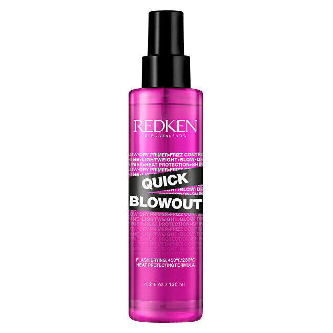 Apsauginis purškiklis nuo karščio Redken Quick Blowout, 125 ml kaina ir informacija | Plaukų formavimo priemonės | pigu.lt