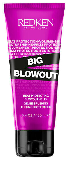 Serumas saugantis plaukus nuo karščio Redken Big Blowout Heat Protecting Jelly Serum, 100 ml цена и информация | Plaukų formavimo priemonės | pigu.lt