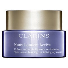 Dieninis veido kremas Clarins Nutri-Lumière Revive, 50 ml цена и информация | Кремы для лица | pigu.lt