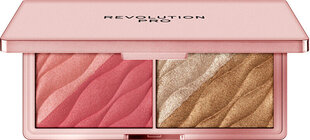 Палитра румян Revolution Pro Eternal Rose Cheek Palette Pink Lust, 10 г цена и информация | Бронзеры (бронзаторы), румяна | pigu.lt