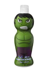 Dušo želė/šampūnas Hulk Avengers 1D, 400 ml kaina ir informacija | Dušo želė, aliejai | pigu.lt