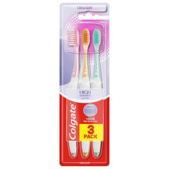 Dantų šepetėlis Colgate High Density Gum Care, 3 vnt kaina ir informacija | Dantų šepetėliai, pastos | pigu.lt