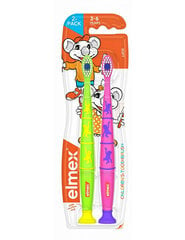 Elmex Зубная щетка для детей 3-6 лет Children Duopack 2 шт. цена и информация | Зубные щетки, пасты | pigu.lt