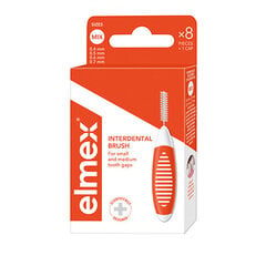 Tarpdančių šepetėlis Elmex Mix, 8 vnt цена и информация | Зубные щетки, пасты | pigu.lt