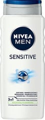 Vyriška dušo želė Men Sensitive, 2 x 500 ml цена и информация | Масла, гели для душа | pigu.lt